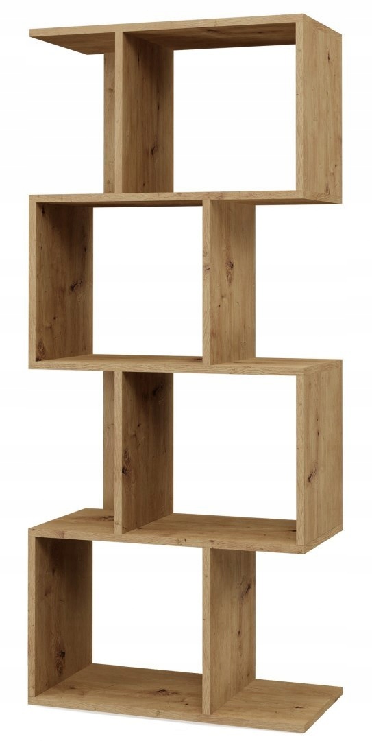 REGAŁ OTWARTY STOJĄCY PÓŁKA FIESTA 4P DĄB ARTISAN