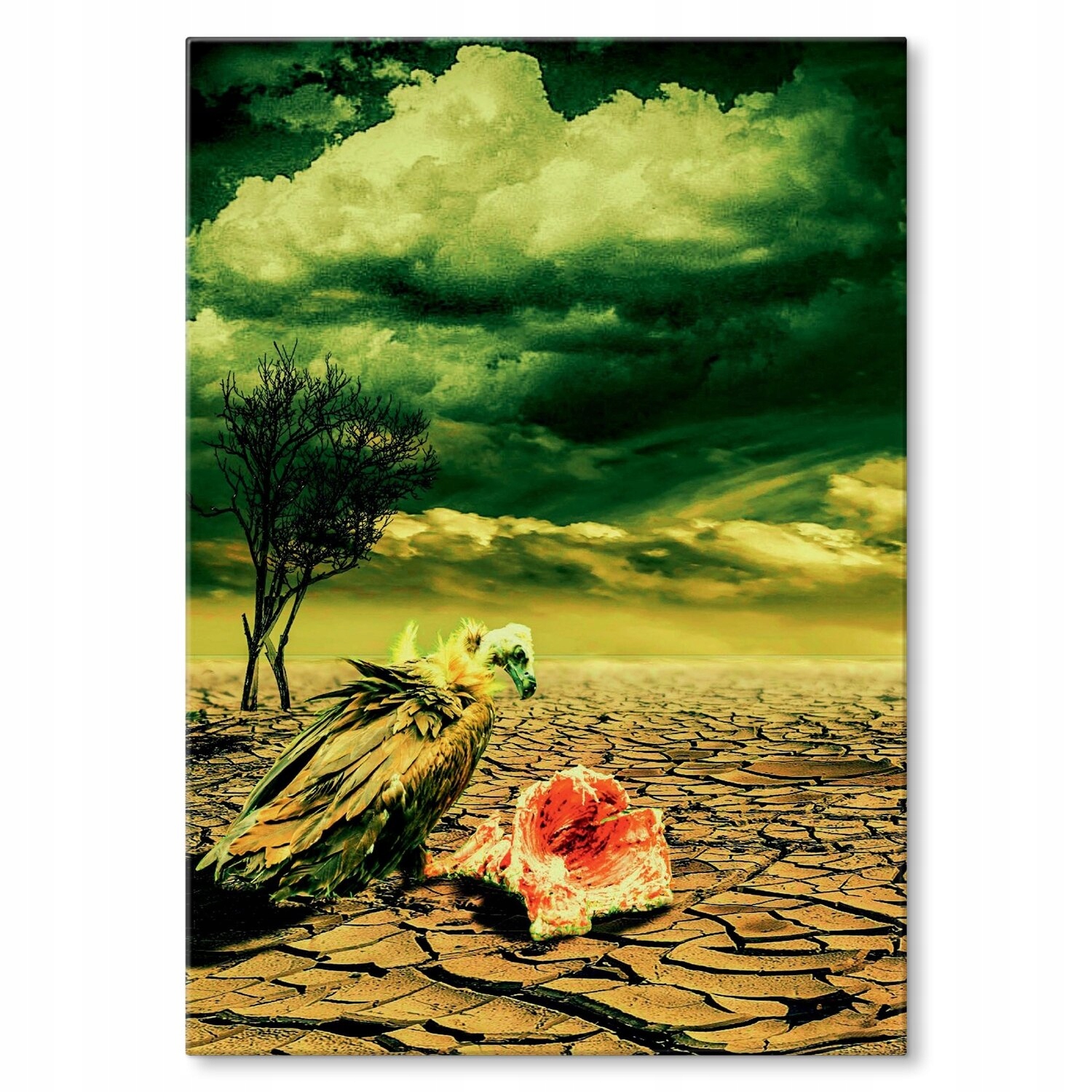 Kovový plakát Sup na poušti Szyld Plech 42 x 59,4 cm Dárek