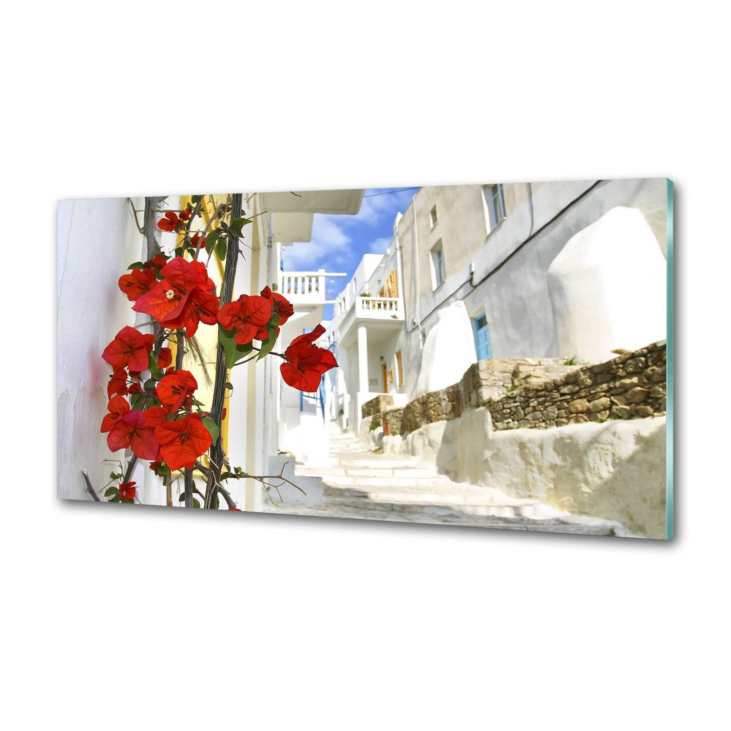 Panel do kuchyne Mykonos Grécko 120 x 60 cm Lepidlo