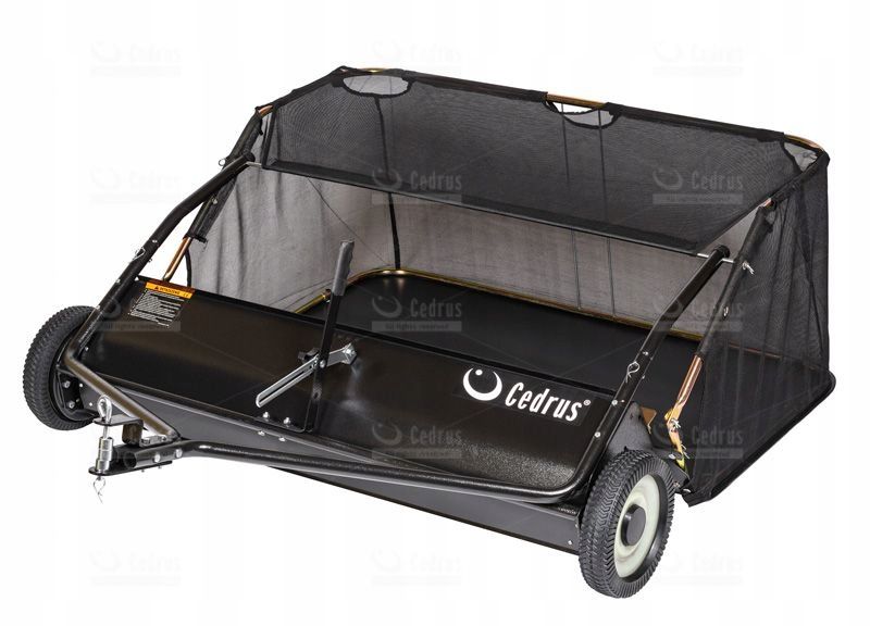 Zbieracz do trawy i liści Cedrus 122cm TRAKTORKOWY