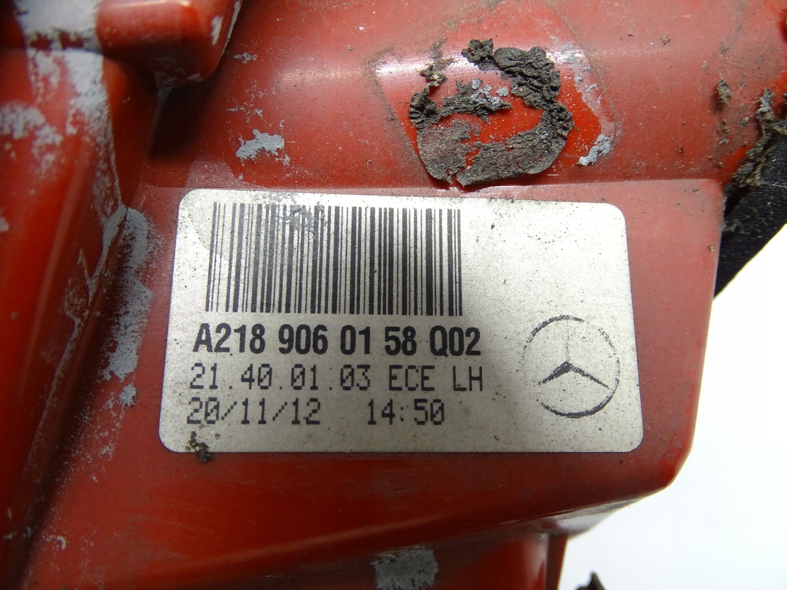 light left rear part sedan MERCEDES CLS 250 A2189060158