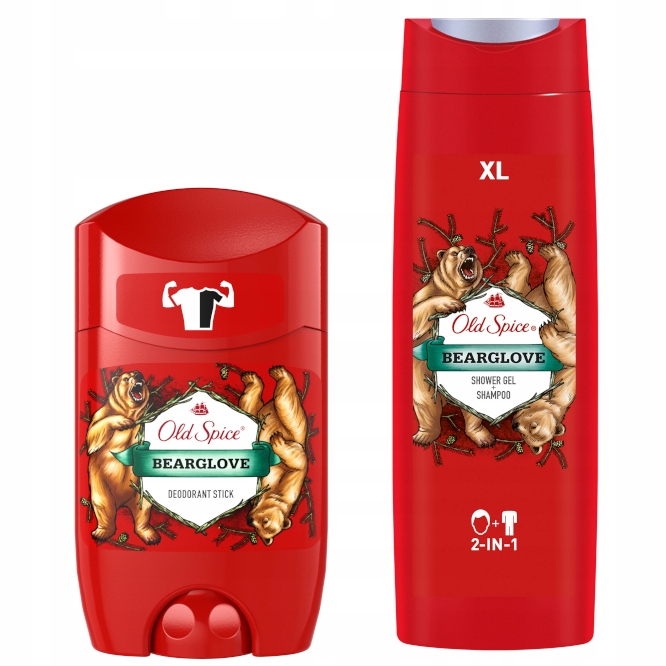 

Old Spice Bearglove Zestaw Sztyft 50ml +ŻEL400ml