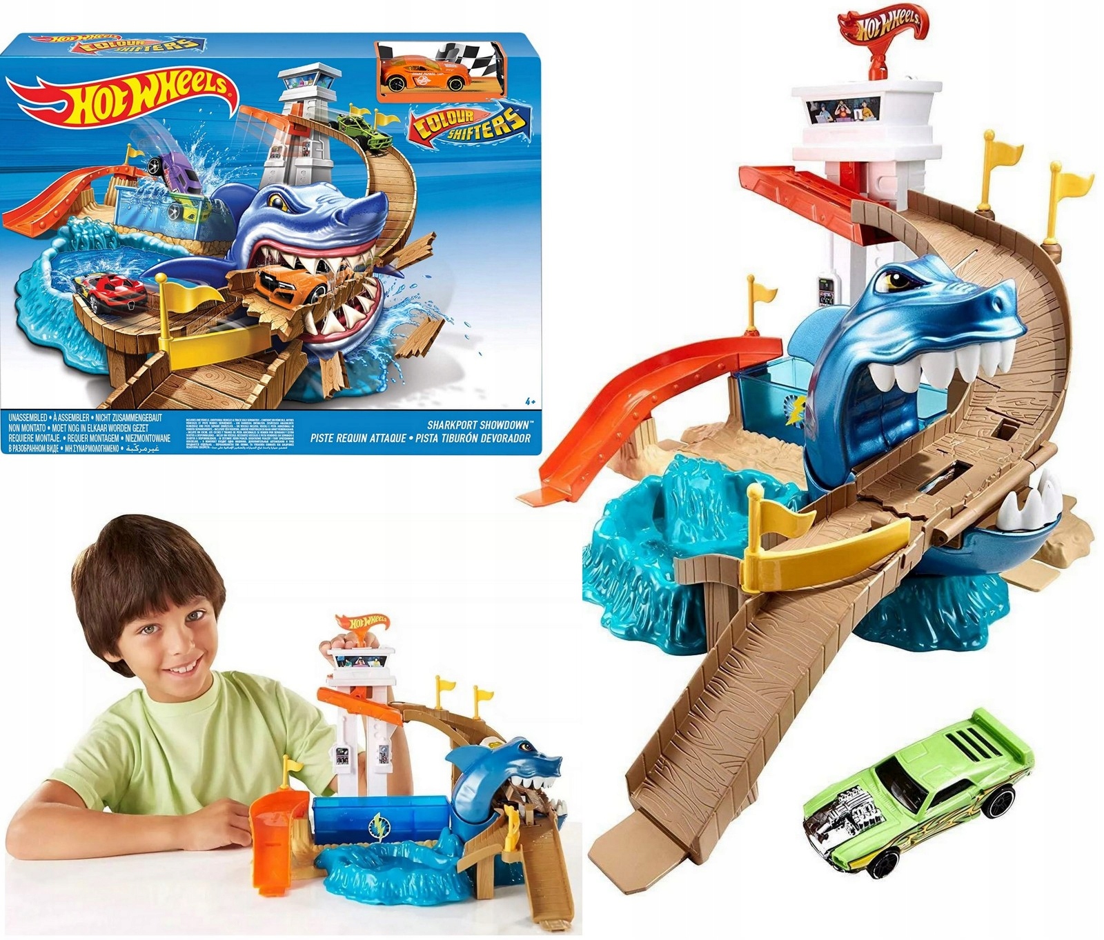 

Hot Wheels Zestaw Starcie na torze Rekina BGK04