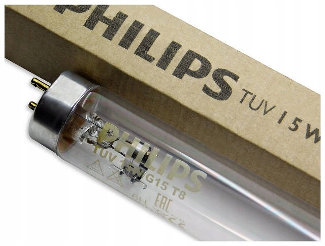 

Promiennik świetlówka Philips Tuv 15W Uv-c G15 T8