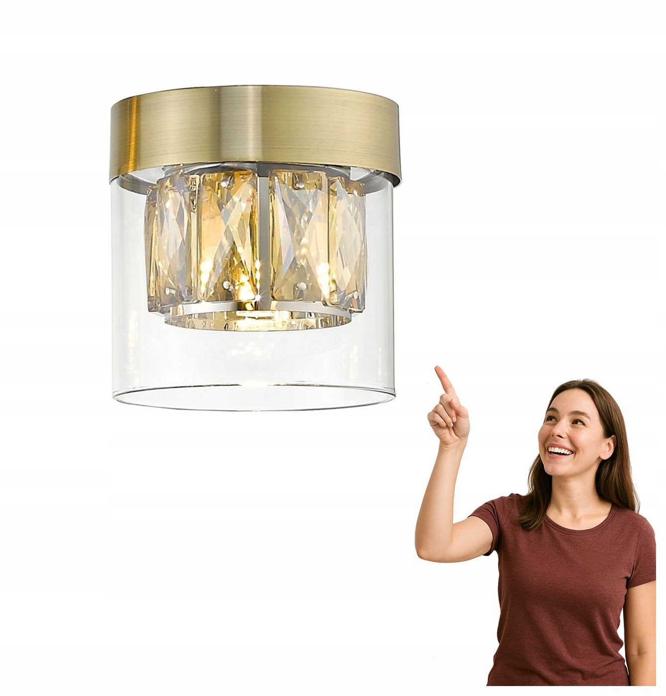 Stropná lampa Gem C0389-01A-0FD2 Zuma Line