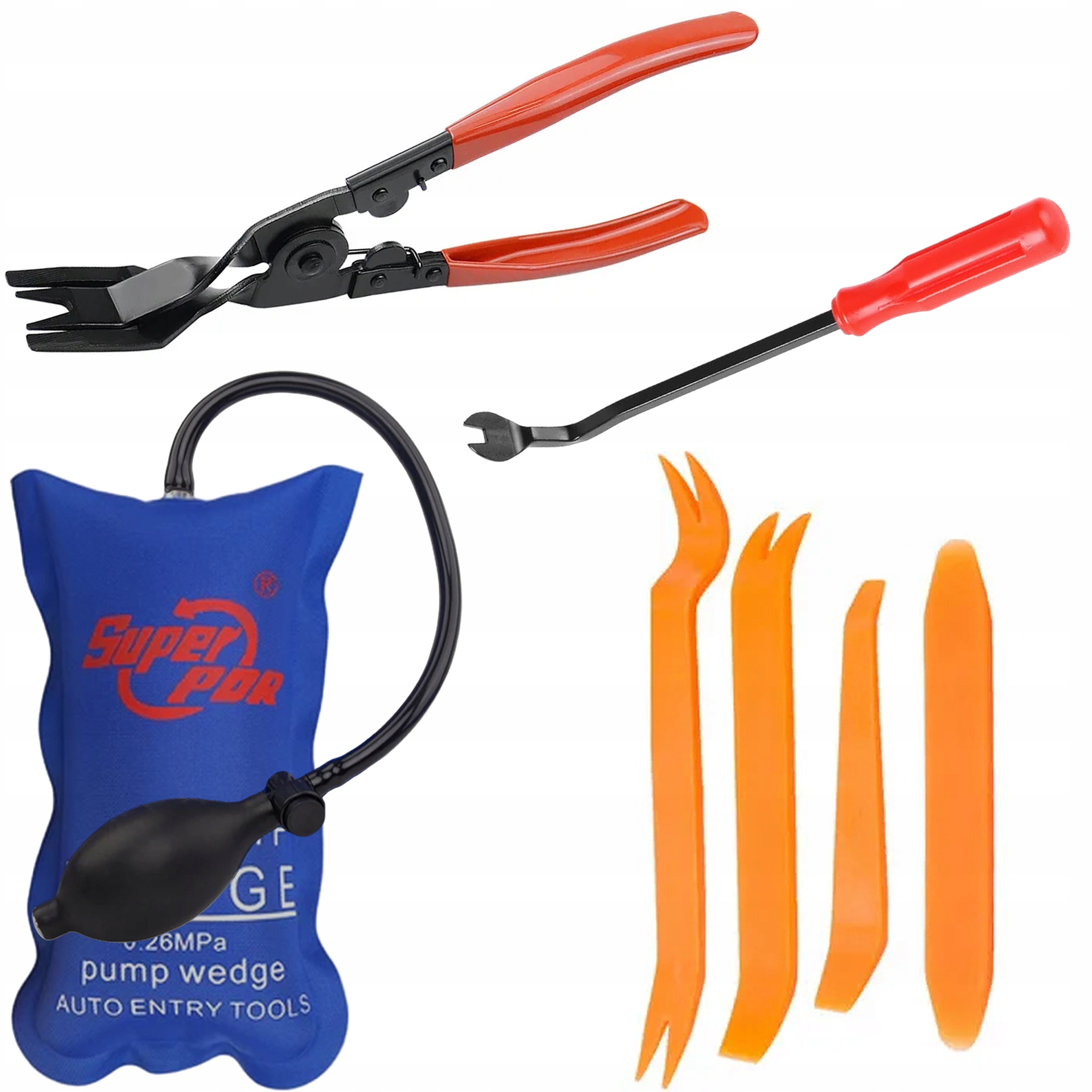 Sada Lžíce Stahováky Kleště Na Demontáž Čalounění Polštář Rozpěrka