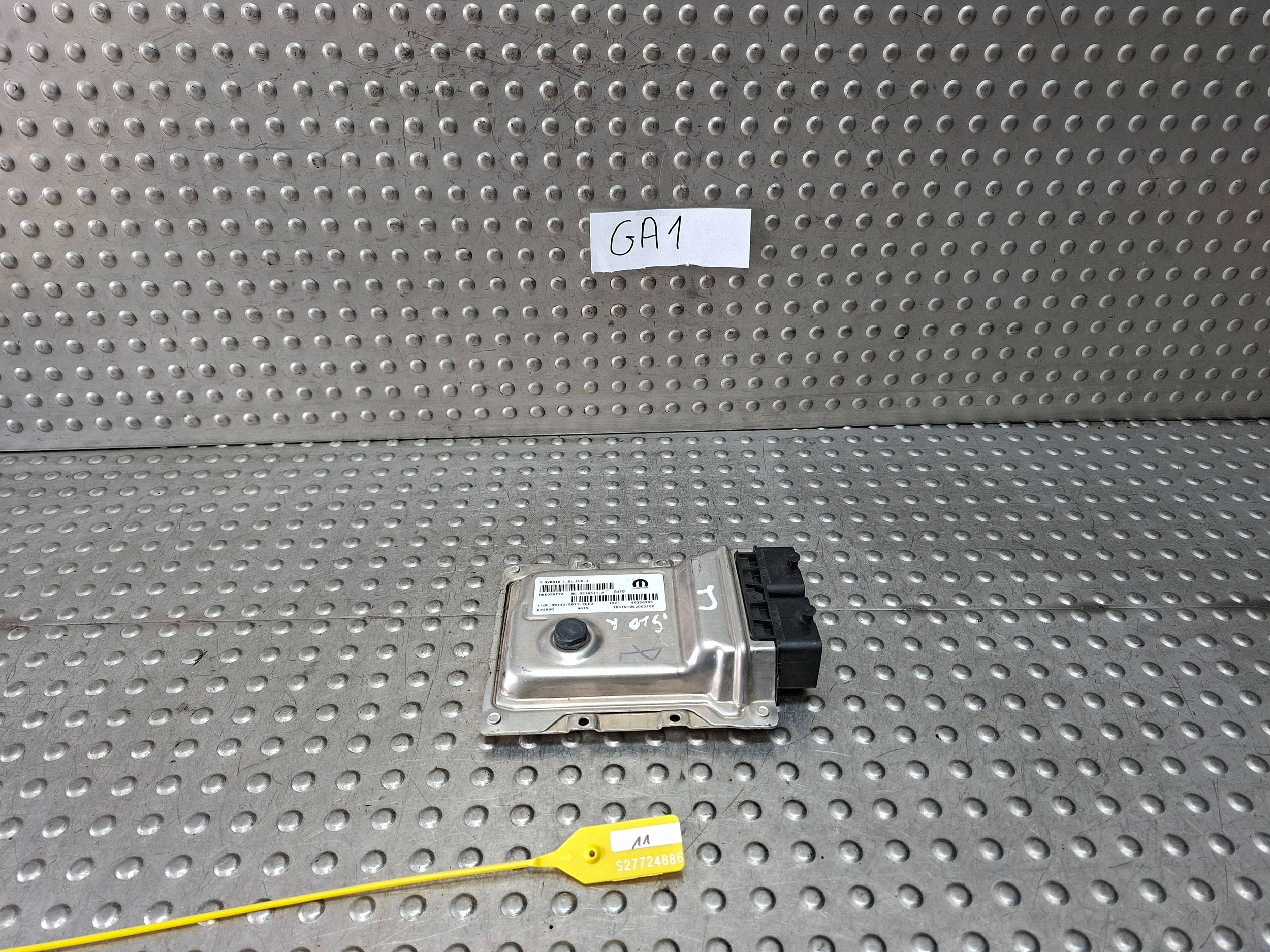 control unit computer of the engine LANCIA YPSILON III LIFT 21- 1.0 MILD 46356305