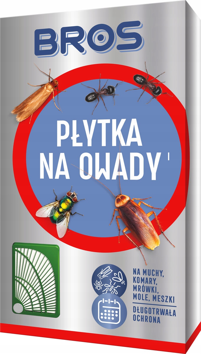 

Bros Płytka Na Owady Muchy Mole Muszki Komary