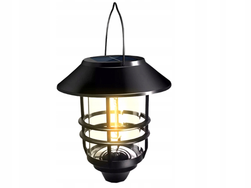 

Ogrodowa Lampa Wisząca zasilanie Solarne
