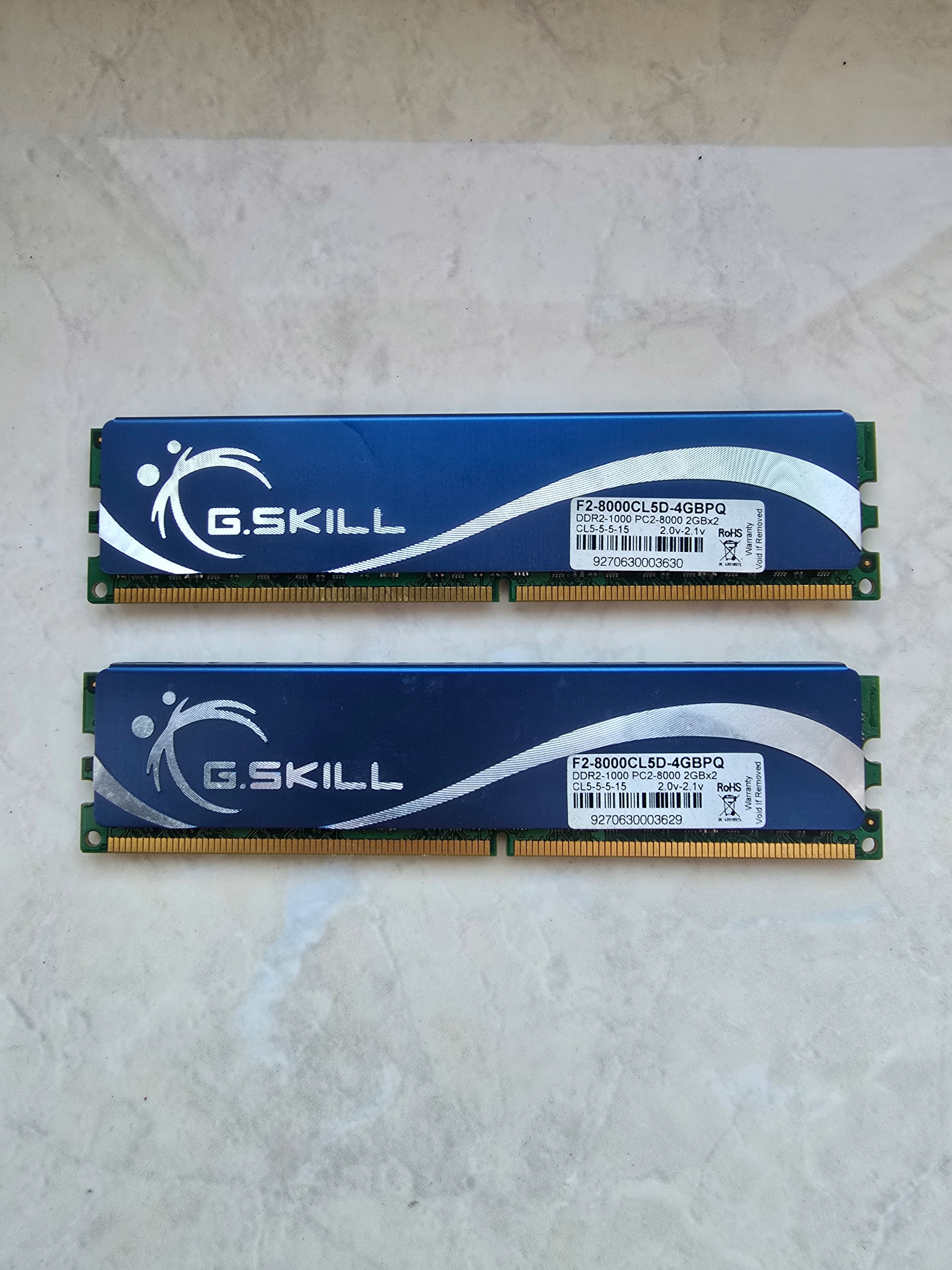 PCパーツ G.Skill DDR2 4GB PC 800 CL5 KIT (2x2 wgteh8f Ram 4gb Ddr2 800 w Pamięć RAM - G.SKILL - Allegro.pl