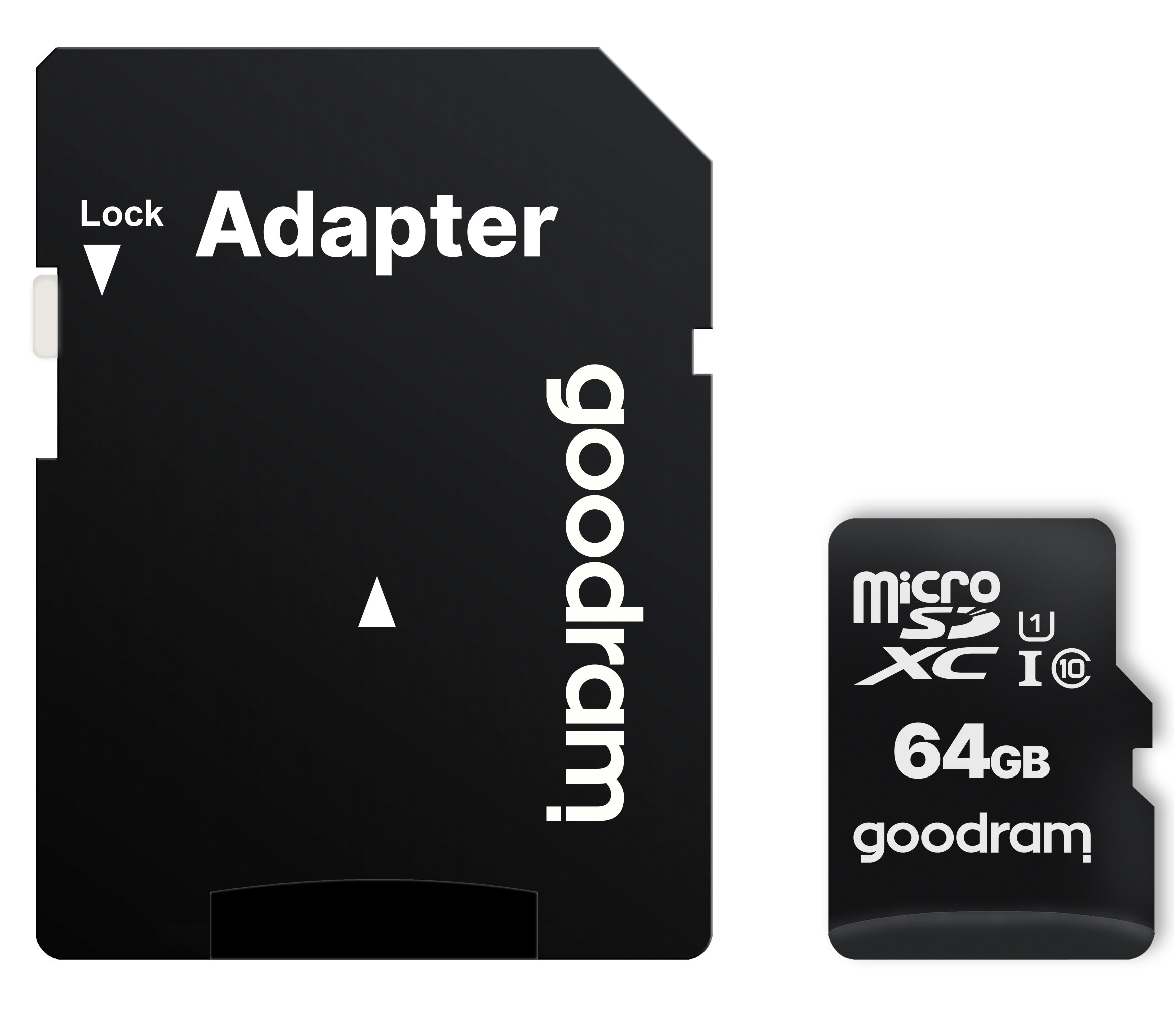 GOODRAM Karta Pamięci MicroSD 64GB CL10 UHS I + Adapter