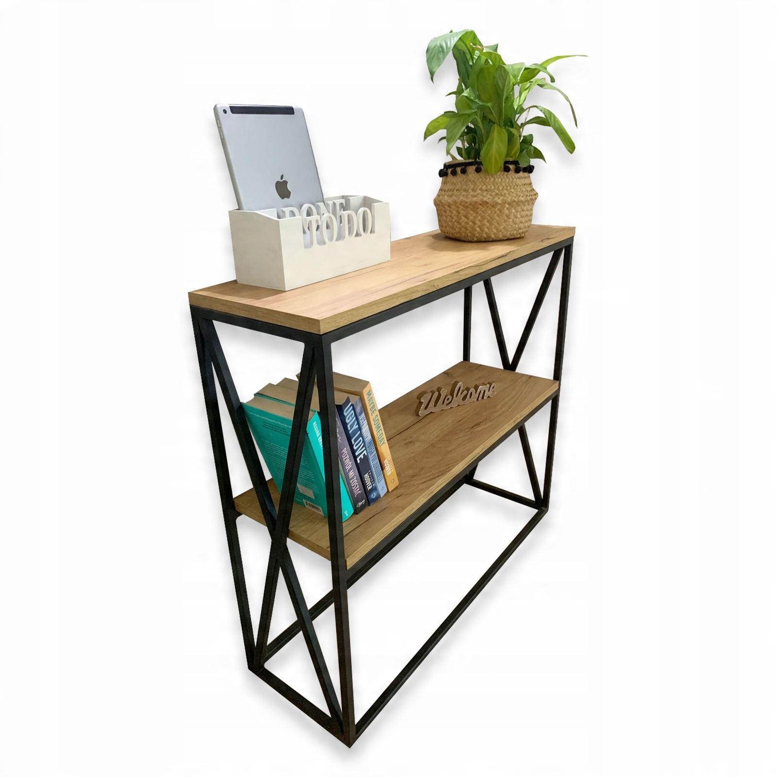 

konsolka, toaletka Industrialna Styl Loft 80x25x90