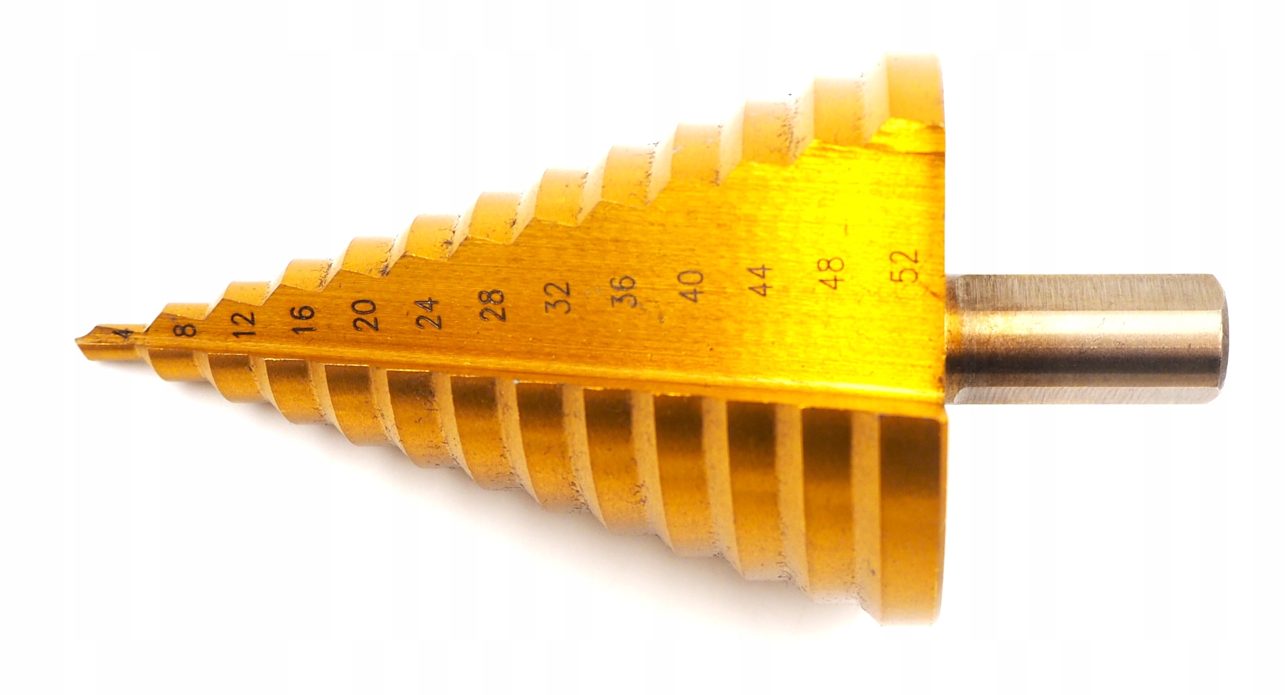 WIERTŁO STOŻKOWE STOPNIOWE CHOINKOWE TYTAN 4-52 mm Marka Falon-Tech