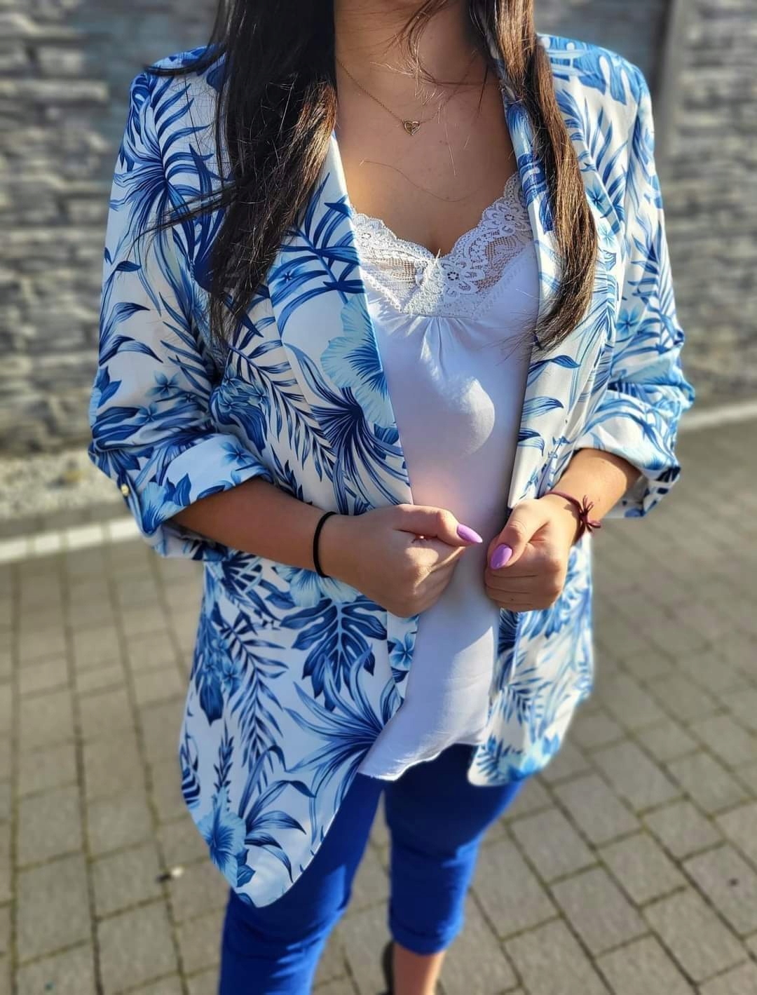 Top satynowy, koszulka z koronką 3XL kolory Płeć kobieta