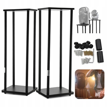 Tower Statyw kolumnowy podstawa pod kolumnę głowę ruchomą zestaw 2sztuk