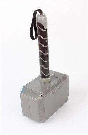 MŁOT THOR MJOLNIR ŚWIECĄCY DŹWIĘKI WALKI COSPALY Motyw inny
