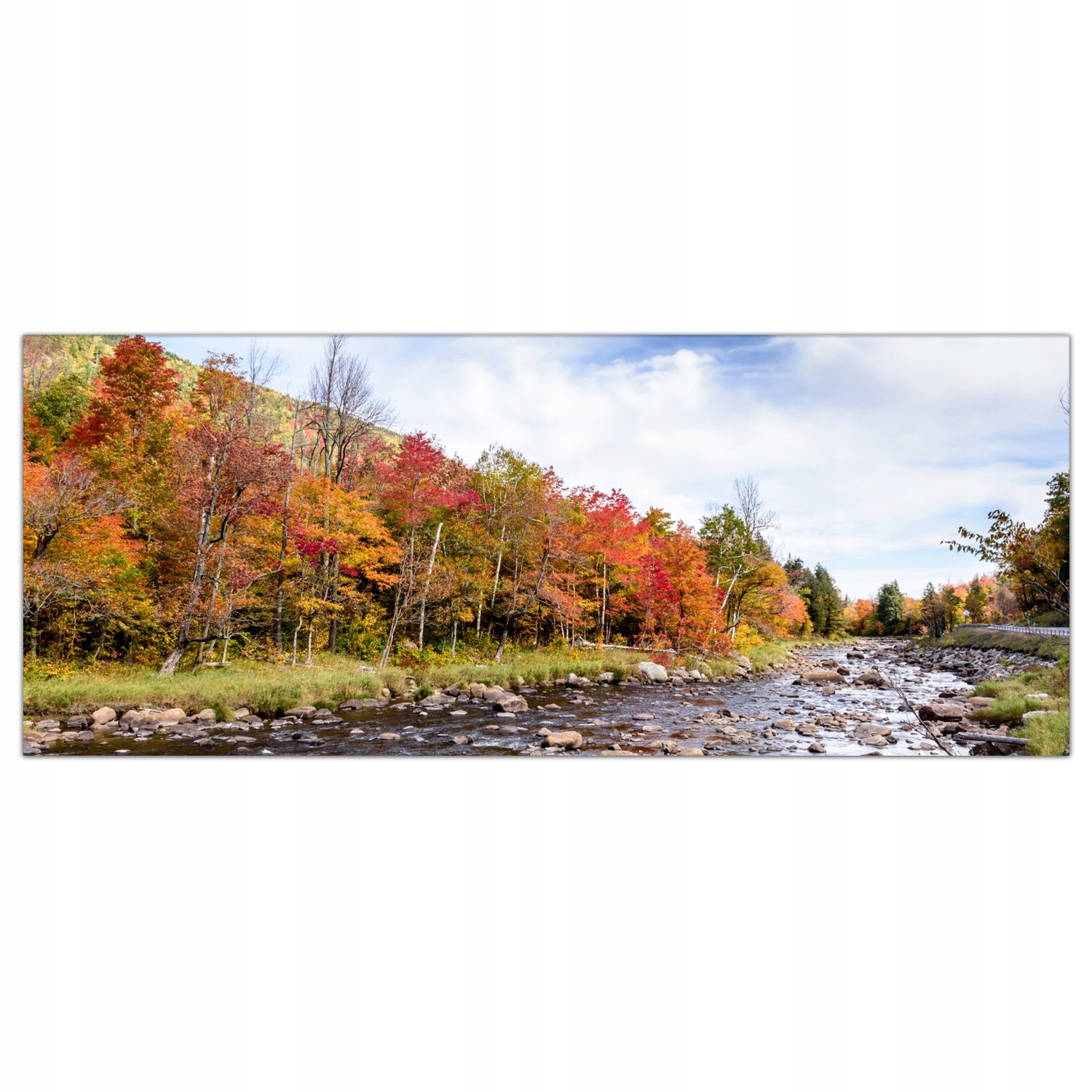 

Hartowany Obraz Szklany Jesień Drzewa Rzeka 125x50