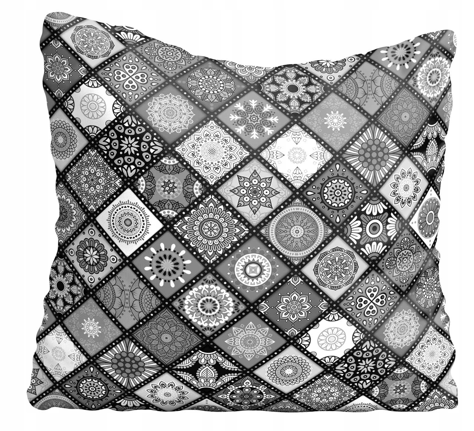 

Poszewka na poduszkę Mandala 35x35cm M.pod/bw