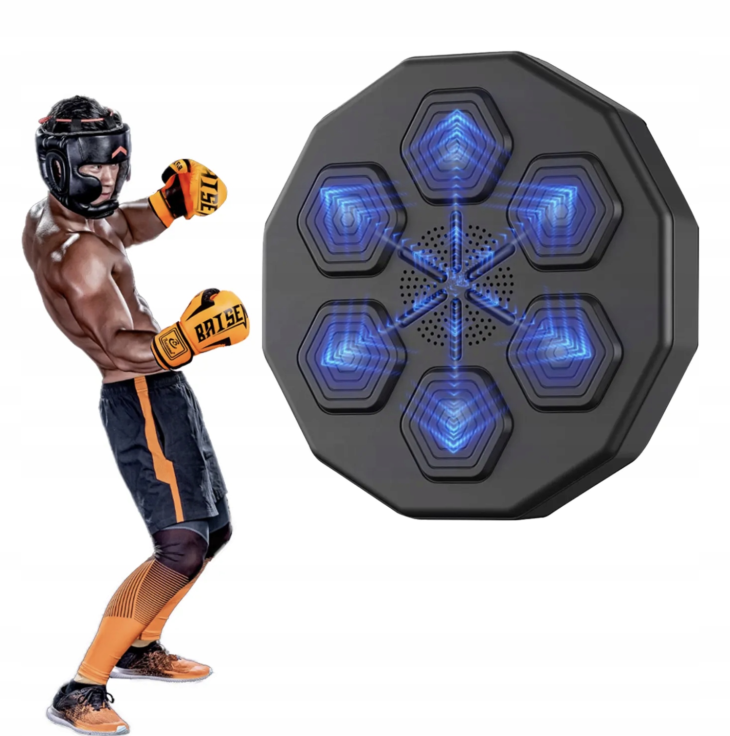 Trenažér, Boxerský štít s hudbou pro montáž na stěnu Hudba, Rgb