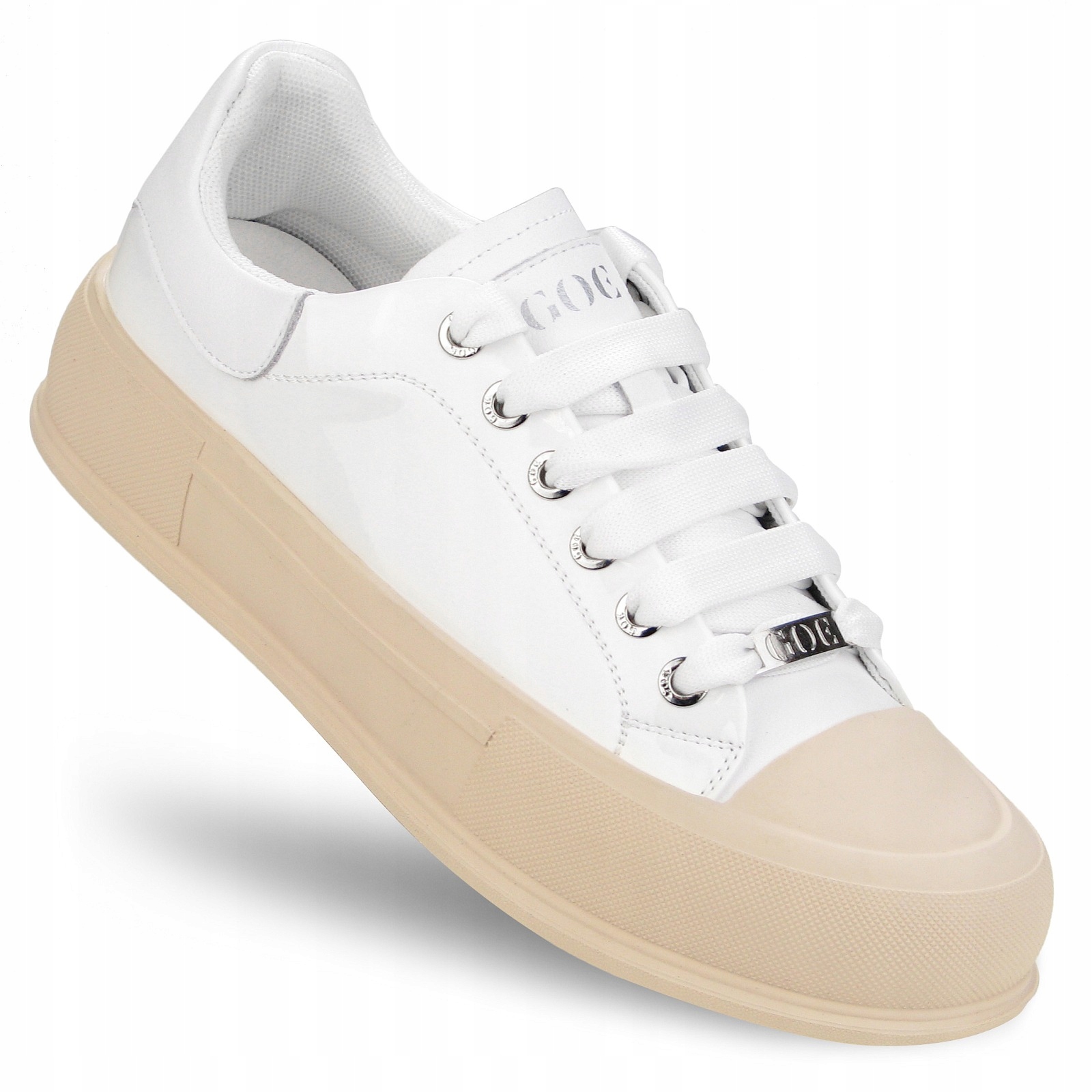 Trampki Buty damskie skórzane Goe LL2N4020 36