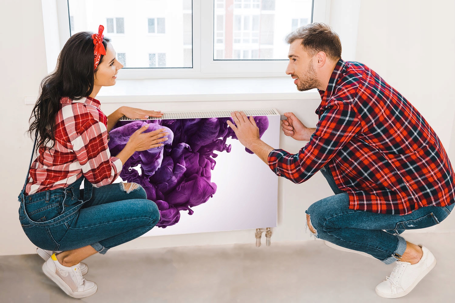 MAGNES OSŁONA MAGNETYCZNA NA KALORYFER 120x60 ART FOTOTAPETA Wysokość produktu 60 cm