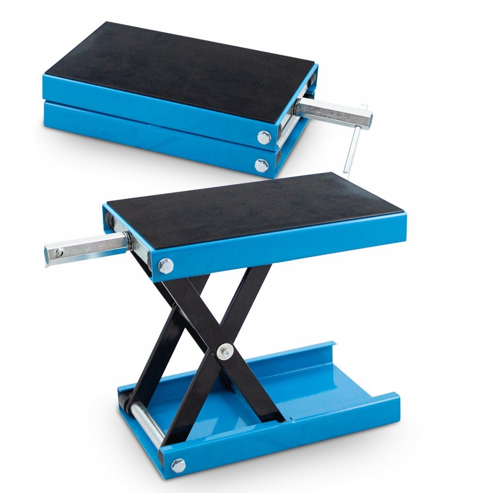 PODNOŚNIK NOŻYCOWY DO MOTOCYKLA KORBOWY DO 450KG