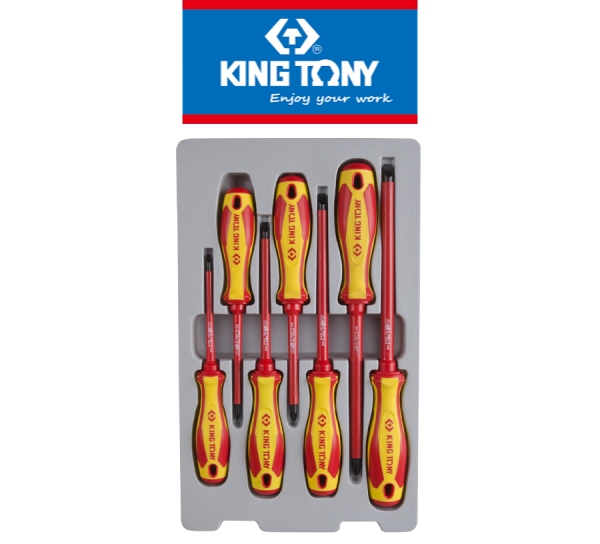 Набор отверток с изоляцией pH и плоской головкой King T