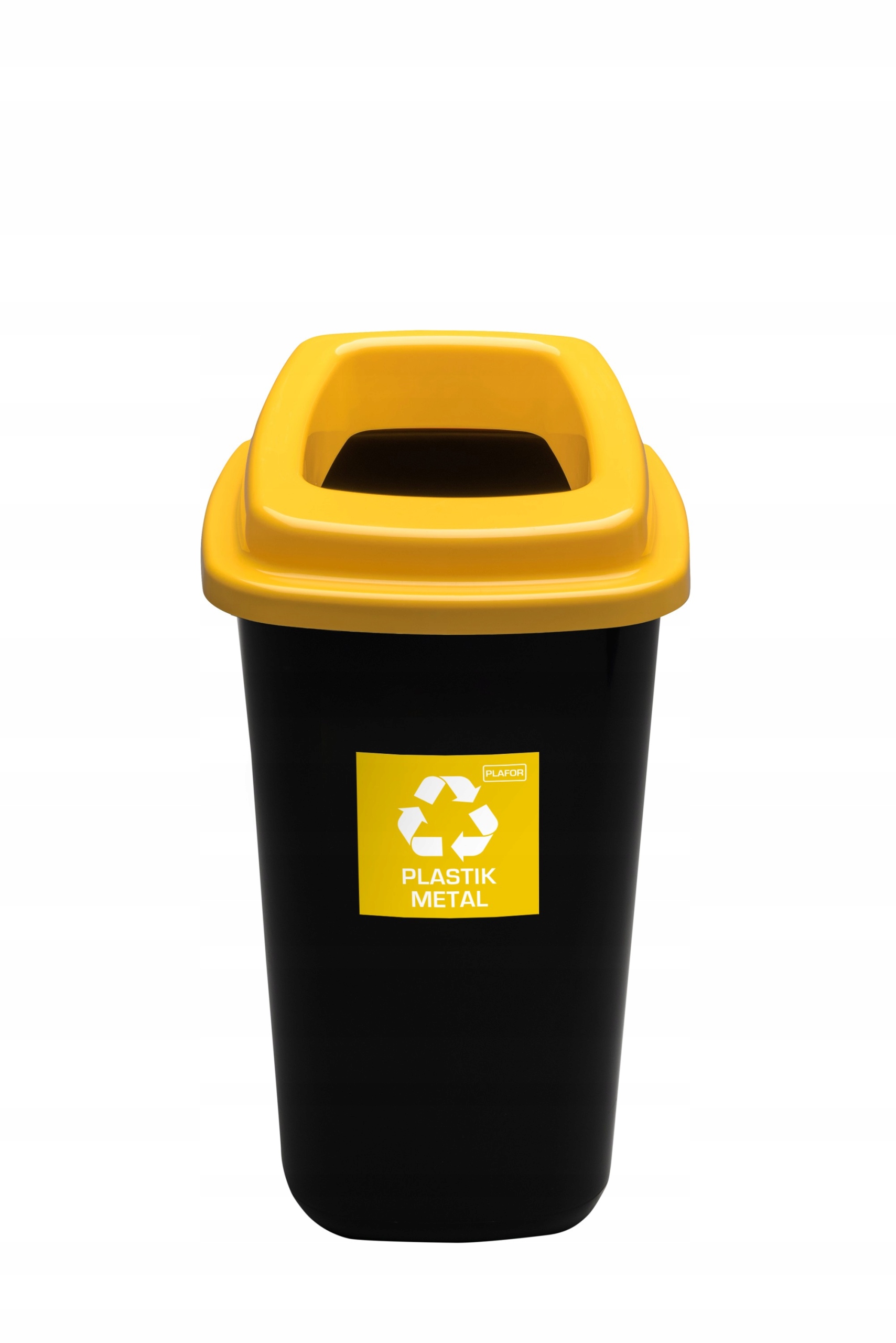 Levně Koš Na Tříděný Odpad Na Plast Kov 28L