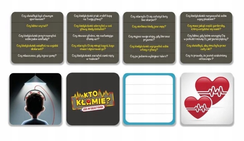 EPEE GRA INTERAKTYWNA KTO KŁAMIE wykrywacz kłamstw Typ Podstawa
