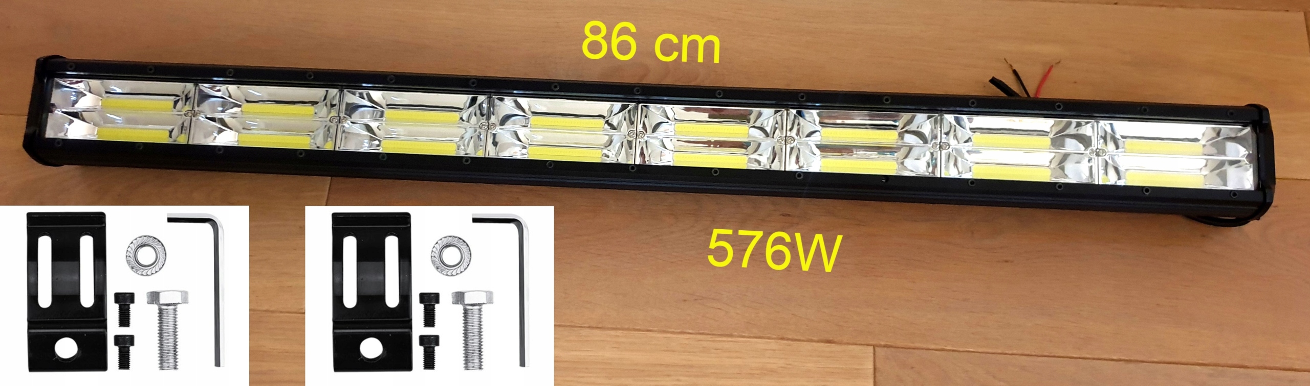 PANEL LED COB LAMPA Halogen 576W 86cm Off Road Light Source LED