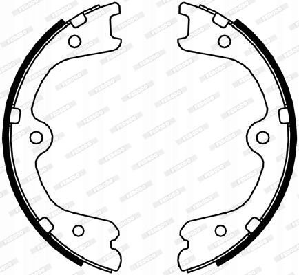 ZESTAW SZCZĘK HAMULCOWYCH, HAMULEC POSTOJOWY Stan opakowania oryginalne