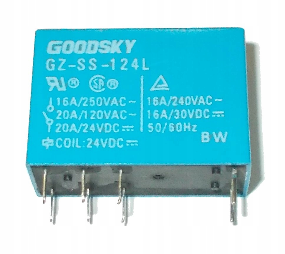 

Przekaźnik cewka 24V 16/20A GZ-SS-124L Goodsky