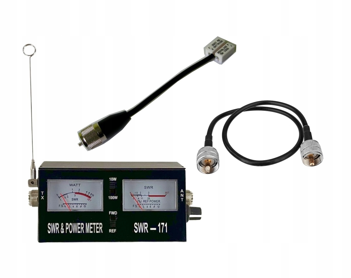Jetfon SWR-171 miernik Swr oraz mocy Kabel 50cm Sztuczne Obciążenie 10W