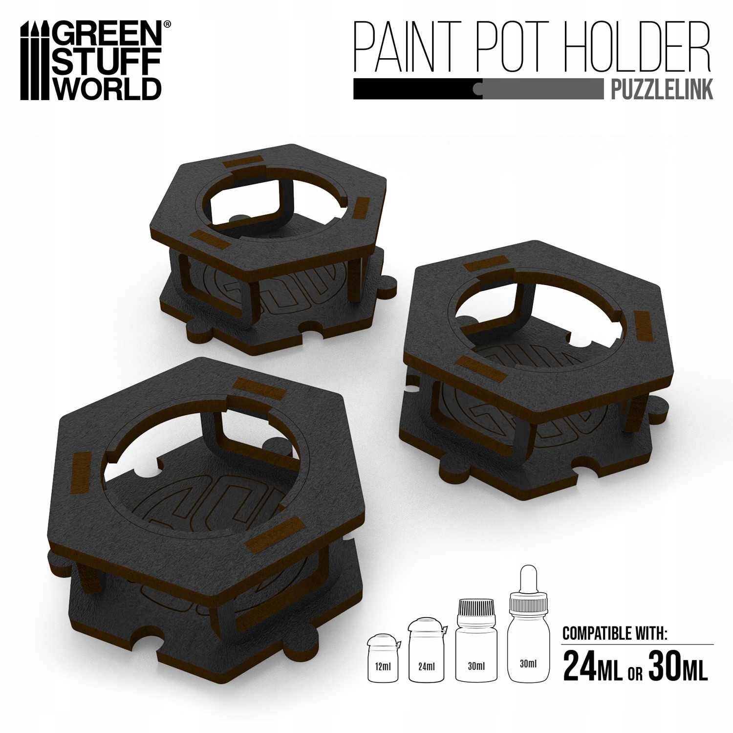 Paint Pot Holder (set 3pcs) (stojak podstawka na farby) Gsw New