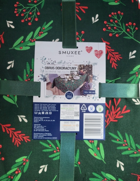 

Obrus dekoracyjny świąteczny 110x160