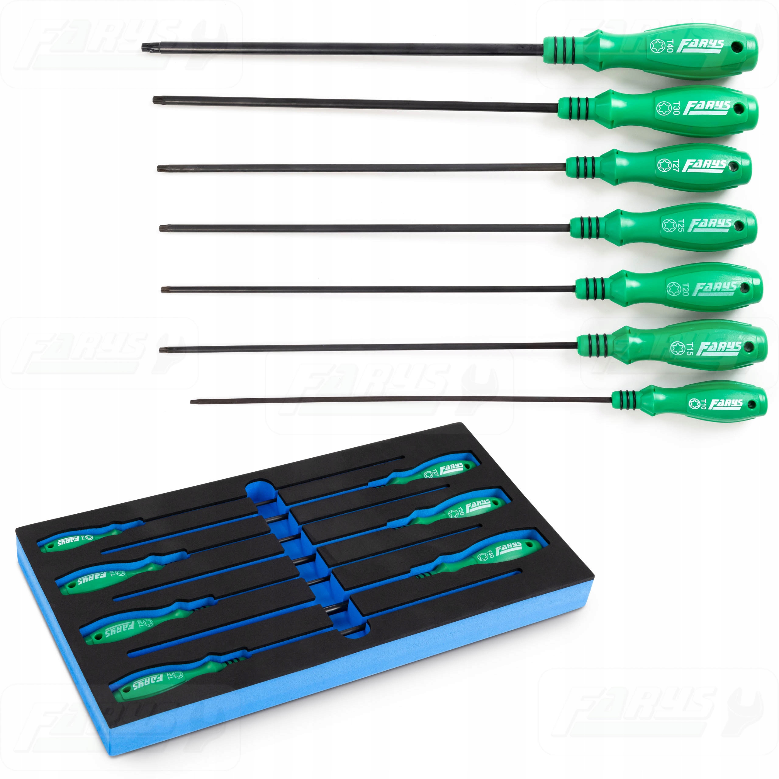 Sada dlouhých šroubováků Torx T10-T40 FR250 mm FR1835