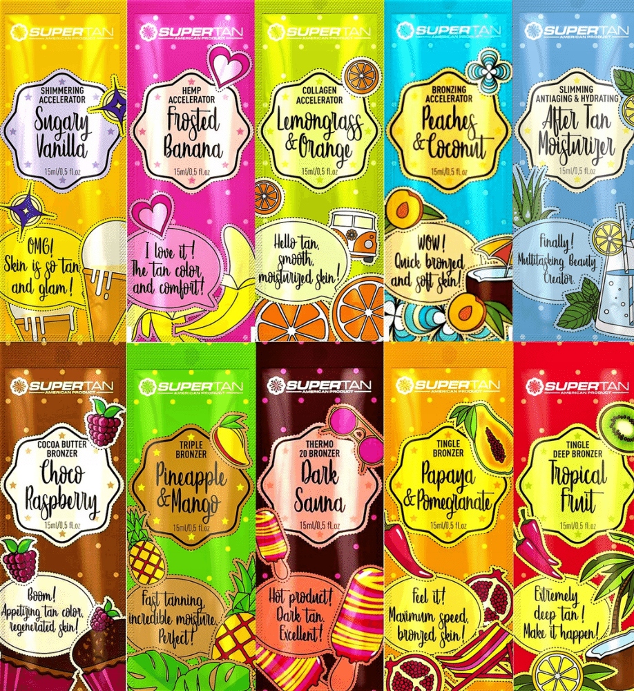 Supertan Opalovací sáčky Sada x100ks