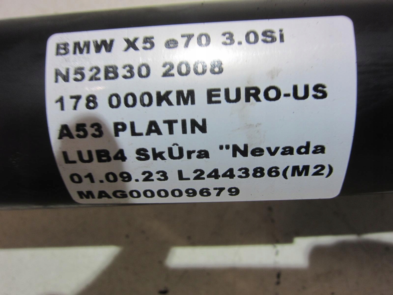 BMW E70 X5 Stoßdämpfer hinten heck 6781922 PARA