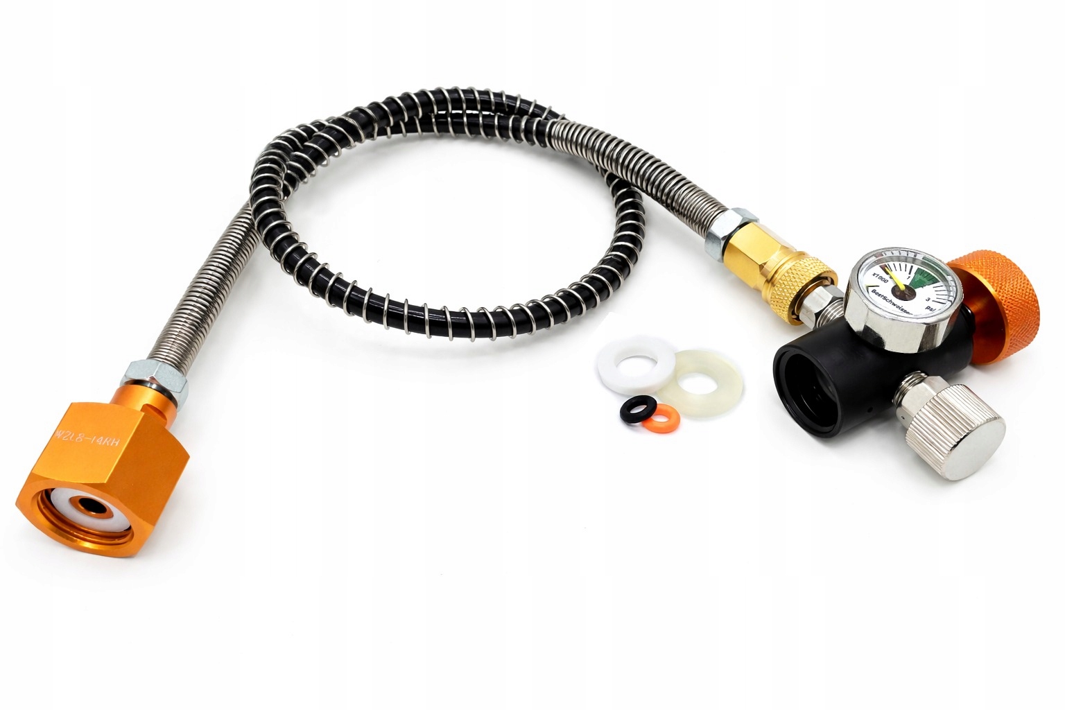 Przetoczka Z Wężem Do Napełniania Nabojów Sodastream Blue Wąż Niebieska