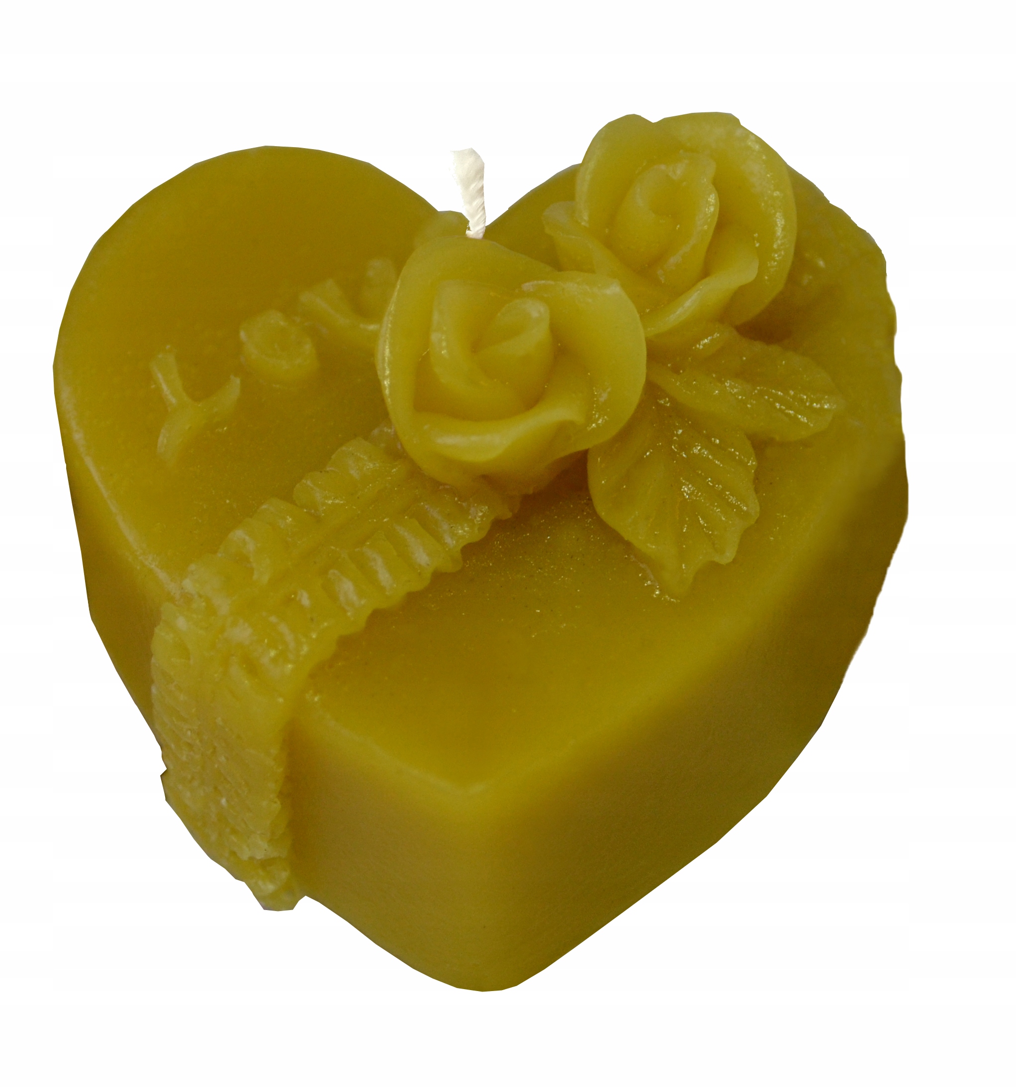 

Świeca Serce Love z wosku pszczelego S015 natural
