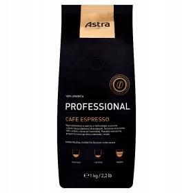 Astra Professional Cafe Espresso Káva pražená zrnková 1 kg