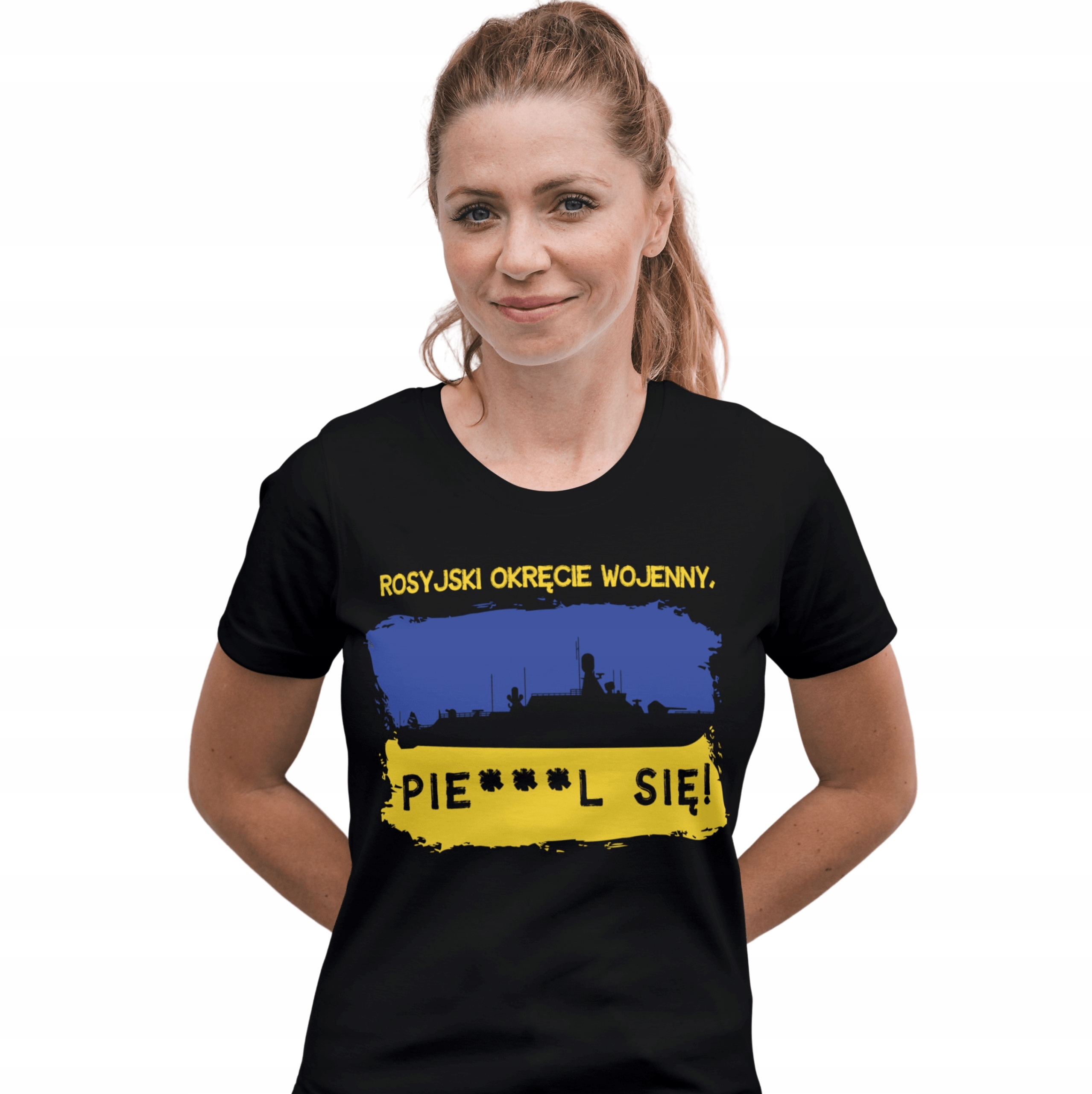 

T-shirt Wojna Na Ukrainie Anty Putin Wolna Ukraina