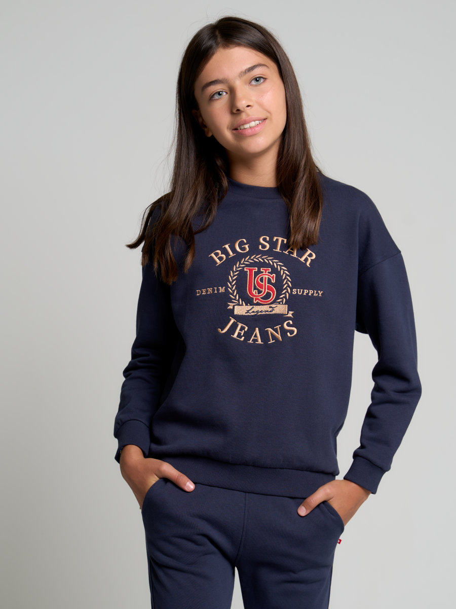 

Big Star Bluza Dziewczęca Granatowa Nomi 403 170