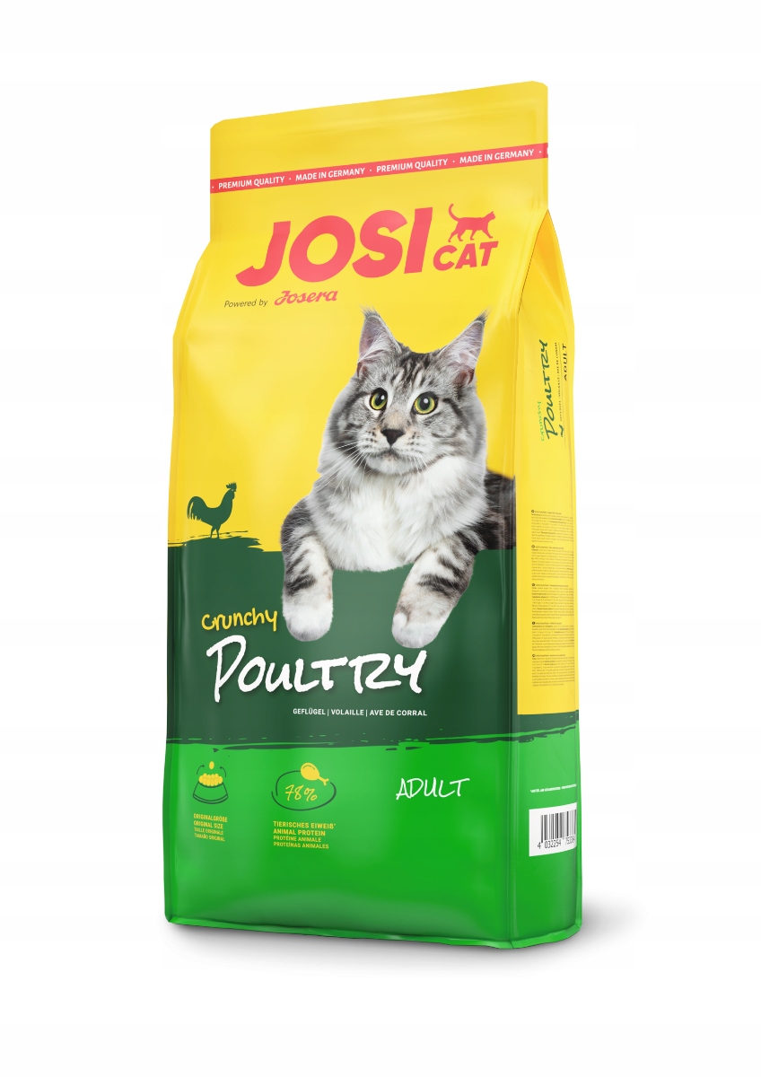 Levně Josera JosiCat Adult Crunchy Suché krmivo pro kočky 18 kg křupavé kuře