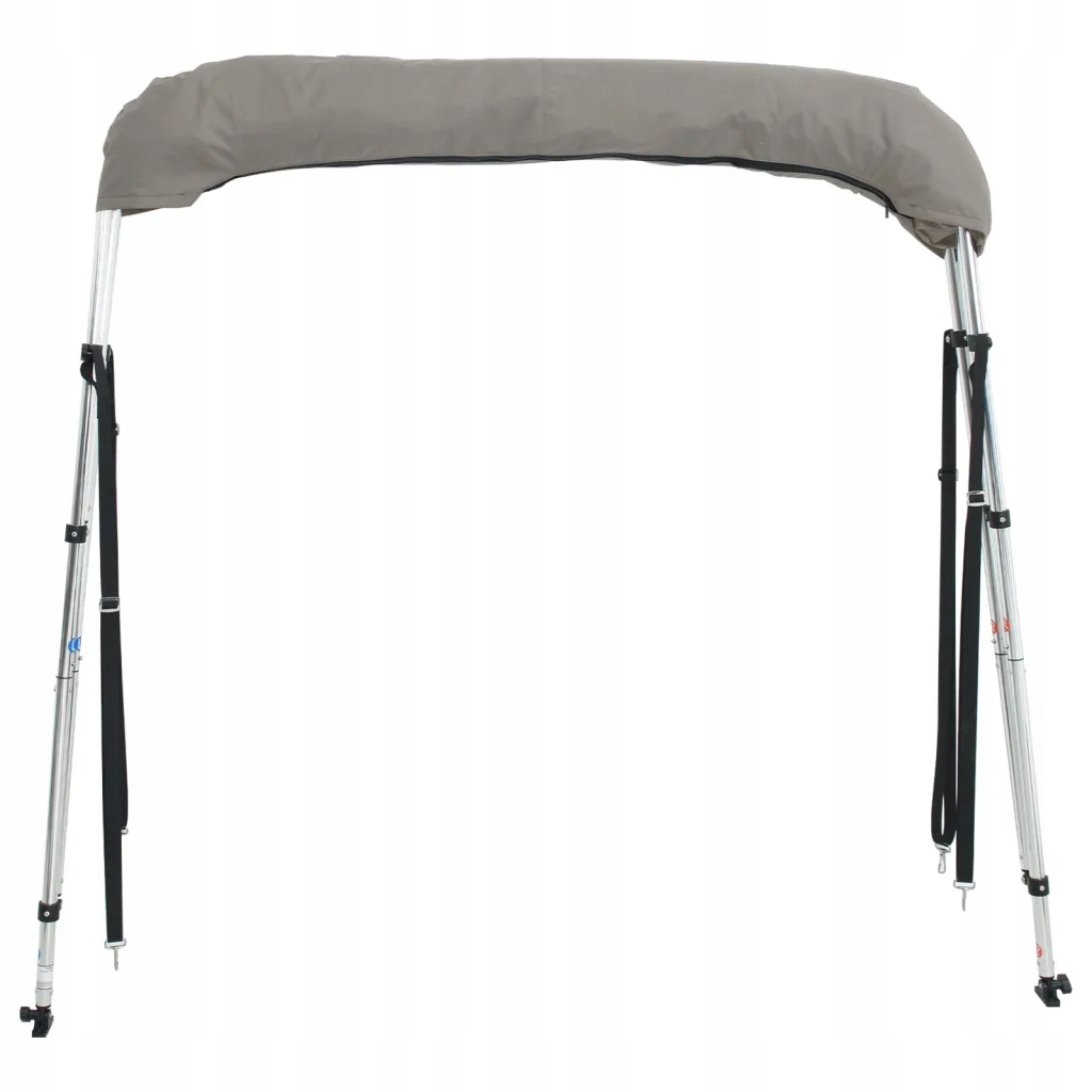 Zadaszenie Bimini 3-pałąkowe, 183x154-167x137 cm, antracyt/czarny Długość (cm) 1 cm