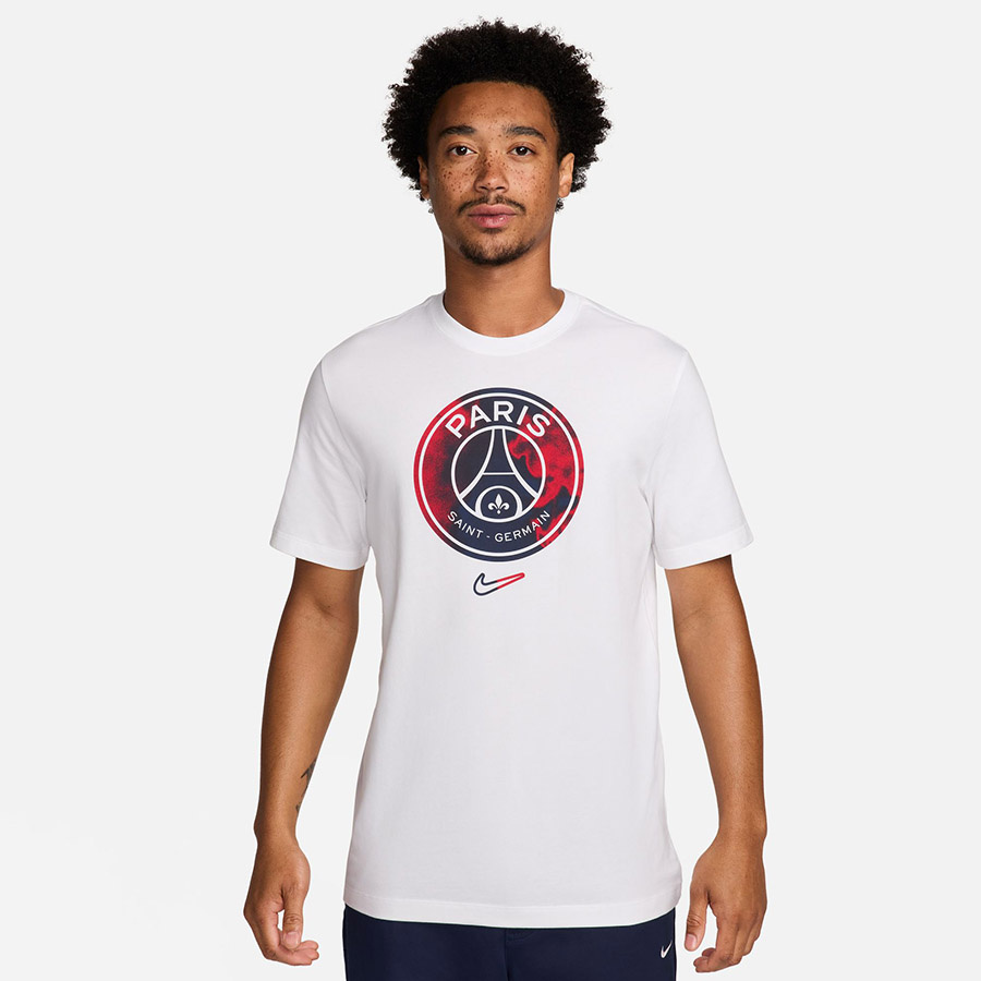 Koszulka Nike Psg Crest Tee FV8558-100 M biały