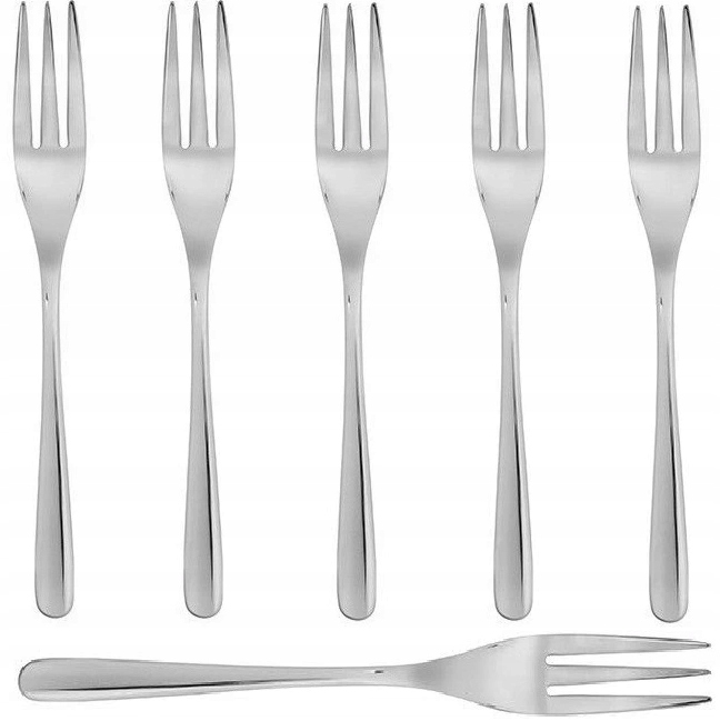 GERLACH SZTUĆCE 6 WIDELCZYK DO CIASTA TORTU OWOCÓW DESERU 49 MUZA POŁYSK Linia Muza