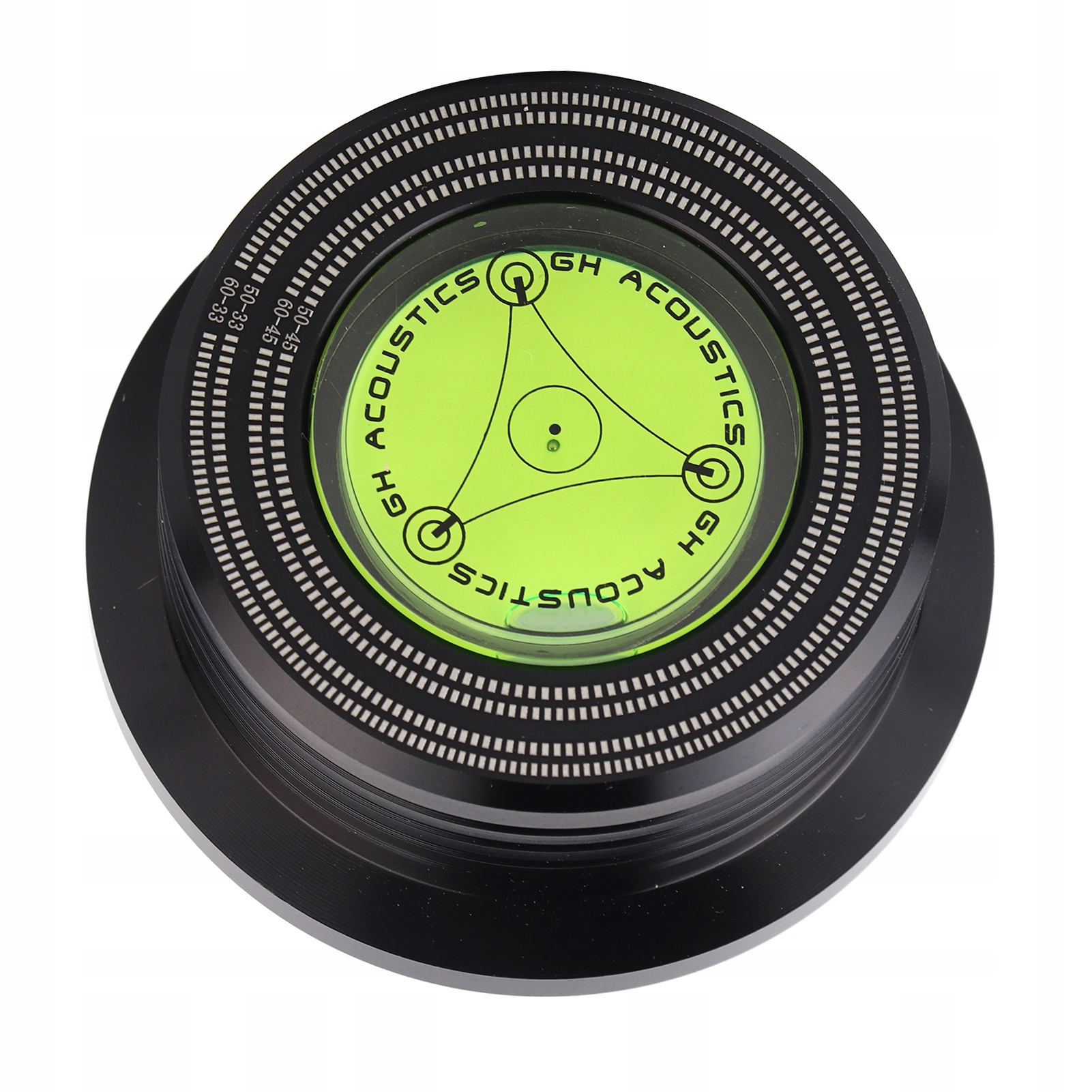 Docisk Gramofonowy Stabilizator Płyty Winylowej 50/60HZ 78 MM Czarny