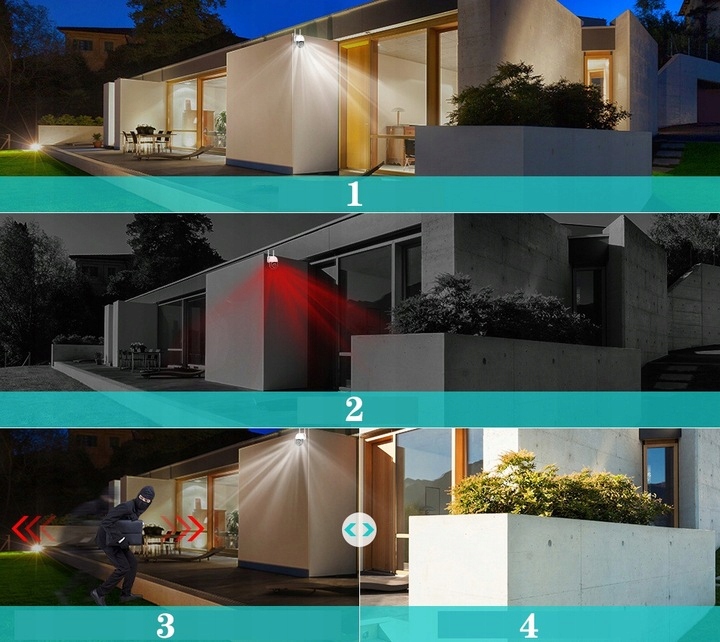 ZEWNĘTRZNA OBROTOWA KAMERA IP WIFI 8MPx 8X ZOOM PL Zasięg podczerwieni 50 m