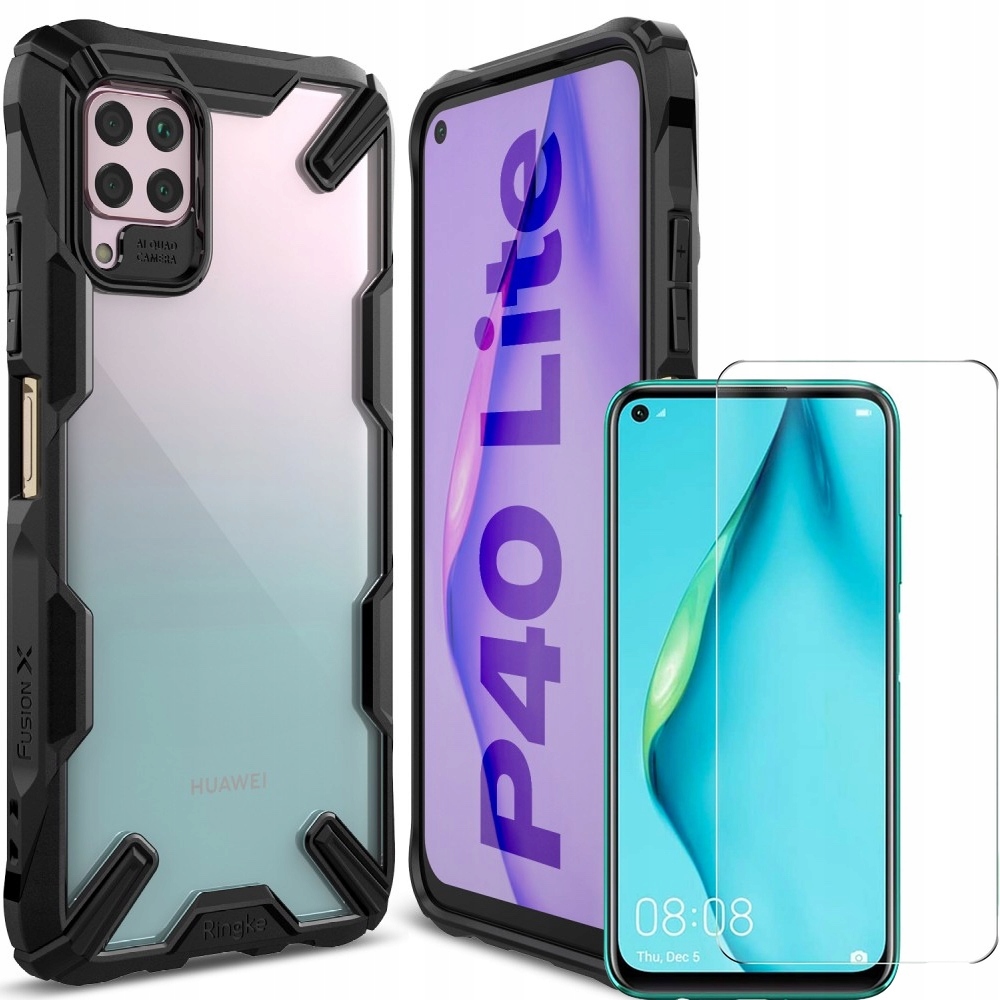 

Etui Ringke Fusion-x Do Huawei P40 Lite + Szkło 9H
